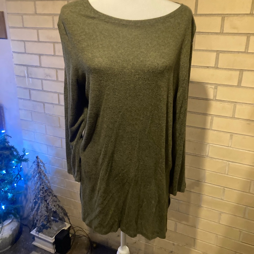 Old Navy Olive Knit Sweater
